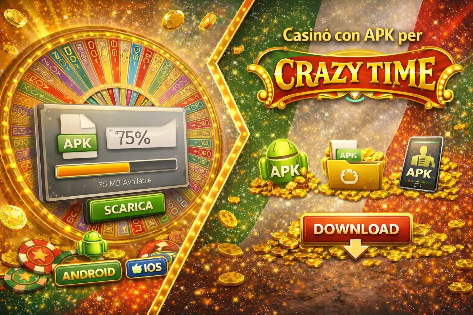 Casinô con APK per CRAZY TIME
